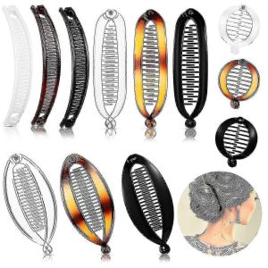 Pinces À Cheveux Banane Clincher Peignes Clip Fishtail Hair Clip 4styles 12pcs - Neuf