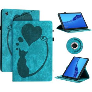 &Eacute;tui Coque pour Huawei Mediapad M5 Lite 10- &Eacute;tui en Cuir PU avec Fonction Support/Portefeuille Coque Tablette Huawei Mediapad M5 Lite (Bleu) - Neuf