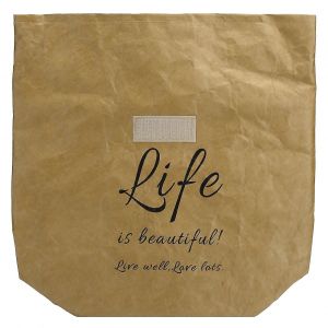 Sac à lunch en papier kraft Porte-film isolé en film d¿aluminium Fournitures de stockage de protection de l¿environnementBrown - Neuf