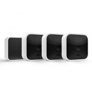 Indoor Hd Wireless Surveillance Camera With Two Years Battery Life Motion Detection And Two-Way Audio, Works With Alexa | 3 Camera Kit - Neuf