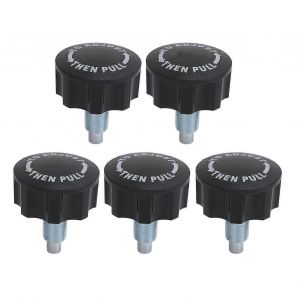 5pcs Ressort Tirer Goupille Vis Pièces De Rechange Fitness Bouton Exercice Entraînement Machines Équipement De Vélo À Dégagement Rapide - Neuf