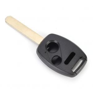 Coque de cle de rechange pour telecommande sans cle 2+1 boutons, lame de coupe adaptee a Honda - Neuf