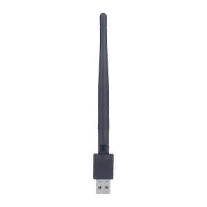 Adaptateur USB Wifi 150Mbps Antena Wi-Fi Adaptateur USB Dongle Wi-Fi Réseau sans fil Récepteur de signal Wifi sans lecteur (Noir) - Neuf