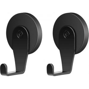 Cintre De Couronne Magn&eacute;tique,Paquet De 2 Aimants Robustes Avec Crochet Pour R&eacute;frig&eacute;rateur,Crochets Magn&eacute;tiques De D&eacute;coration De No&euml;l Pour Porte D'entr&eacute;e En M&eacute;tal,Crochet De Croisi&egrave;re H - Neuf