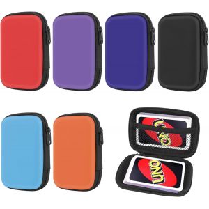 Chenquansarl-Lot De 6 Étuis Pour Cartes À Jouer , Étui De Rangement En Tissu Doux, Étanche, Portable, Pratique Pour Jeux En Plein Air/Camping, Violet - Neuf