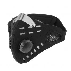 Durable,Chaud,Coupe-Vent,Anti-Poussi&egrave;re,Polluant,Anti-Poussi&egrave;re,Filtre Anti-Poussi&egrave;re,Demi-Masque Facial Pour Le Cyclisme En Plein Air - Neuf