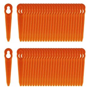 Lot de 100 lames de rechange ABS pour tondeuse a gazon STIHL Polycut 2-2 - Neuf