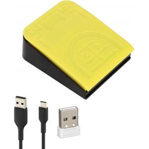 LETNERNY-Pédale Commutation Pied Unique, Simple Action Jeu Programmable Pédale Commutateur D'Action Clavier Commande Pied Interrupteur Pied D'Alimentation Électrique Auto Verrouill - Neuf