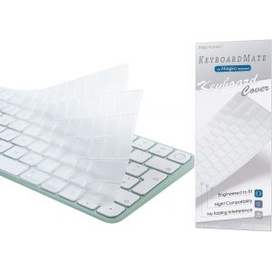 Protection Clavier Compatible avec 2024 Magic Keyboard for Mac(A3118/A3203) / 2021 iMac Magic Keyboard (A2449/A2450) EU/Français-Layout Clavier Coque de Protection/Couverture - Neuf