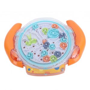 Jeux De Puzzle Labyrinthe 3d Pour Enfants, Contr&ocirc;le Des Engrenages, Casse-T&ecirc;te, Jeu De Motricit&eacute; Fine, Jouet Labyrinthe, Orange - Neuf