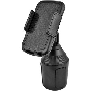 LORANKA-Support Telephone Voiture Porte Gobelet, Porte Gobelet Et T&eacute;l&eacute;phone R&eacute;glable, Porte Telephone Gobelet, Socle T&eacute;l&eacute;phone Voiture Multifonction Portes Gobelets, Support Gobelets Rotation &agrave; 360&deg; - Neuf