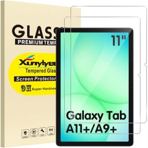 KALANKA-2 Pi&egrave;ces, Verre Tremp&eacute; pour Samsung Galaxy Tab A11 Plus/ A9 Plus/ A11+/ A9+ 11 Pouces Protection &Eacute;cran Glass - Neuf