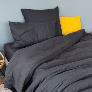 Taie D'oreiller En Coton Lav&eacute; - Neuf