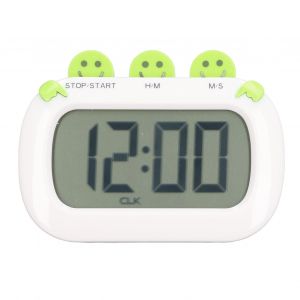 Hjlian Minuteur De Cuisine Numerique Grand Ecran Lcd Multifonction, Compte A Rebours Pour La Cuisine, Les Etudes, Vert - Neuf