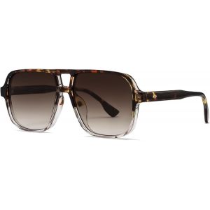 Lunettes De Soleil Rétro Années 70 Pour Homme Et Femme - Verres Carrés Teintés Surdimensionnés Vintage Pour Femme - Lunettes De Soleil Tendance Pour Protection Uv400 - Neuf