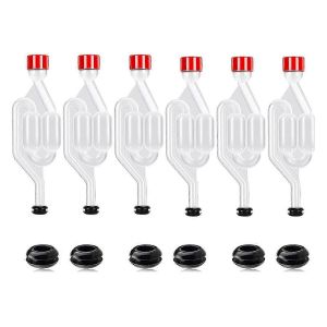 Kit De Sas De Brassage,12 Sas Et 6 Bagues D'étanchéité,Sas De Vin En Plastique Pour La Fermentation,Le Brassage,Be - Neuf