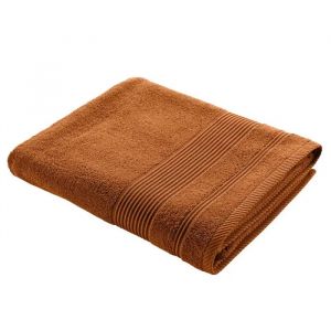 Serviette Ou Drap De Bain En Coton 90 X 150 Cm Tendresse Caramel - Neuf