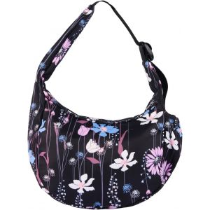 nzqaf-sac demi lune femme Léger sac banane Bandoulière Réglable et Multi-Poches Petit Sac à Main Tissu Besace Fille Ado pour Ville Voyage Shopping Vacances - Neuf