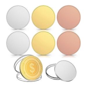 6pcs Blanc,Bo&icirc;te De Protection Acrylique Motifs Grav&eacute;s Au Laser Pour Bricolage Bricolage Anniversaire Voyage Multicol - Neuf