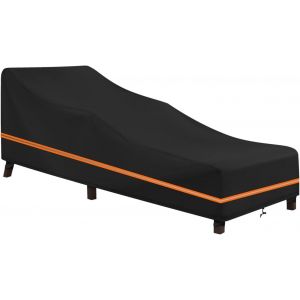 Ulteronixshop-Housse De Chaise Longue Exterieur Imperm&eacute;able Protection Transat Bain De Soleil Oxford 600d Durable Anti-Uv & R&eacute;sistante Aux Intemp&eacute;ries 200x75x40cm - Neuf