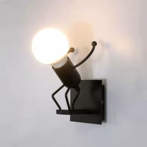 Applique Murale D'intérieur À Led, Lampe Murale Moderne, Lampe Vintage En Métal E27 - Neuf