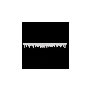 Coul&eacute;e de neige artificielle paillet&eacute;e - Neuf