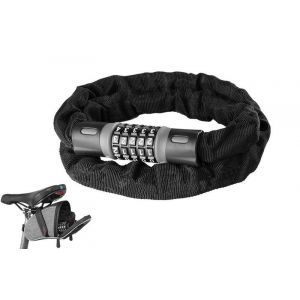 Antivol &Agrave; Combinaison &Agrave; 5 Chiffres Avec Cha&icirc;ne De 1,2 M - S&eacute;curit&eacute; Antivol Sans Cl&eacute; Pour V&eacute;los - Neuf