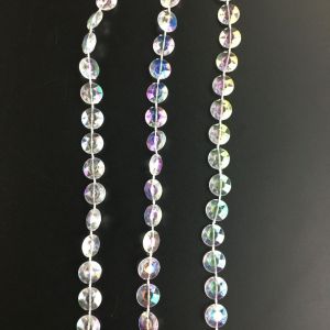 Hjlian Guirlande De Perles En Plastique, Decoration, Pendentif, Accessoire Pour Fete De Mariage, 10 Mm, Forme De Plaque Coloree, 74 M Par Kg - Neuf
