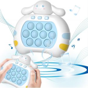 KAL-Console De Jeu Fast Push Bubbles, Jeu Pop It Électronique, Push Bubble Fidget Toys Jeu Pop Puzzle De Light Bouton, Jeu Portable Pop It Puzzle Lumineux Jouet Anti-Stress Cadeau Pour Enfant (Xg) - Neuf