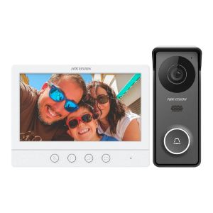 Hikvision Kit Interphone Vid&eacute;o Hikvision DS-KIS213(B) 4 Fils - Neuf