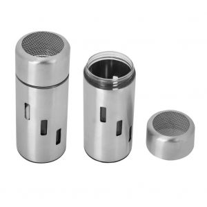 Hjlian Pot De Rangement En Acier Inoxydable Pour Assaisonnement, Epices, Condiments (Trous En Maille) - Neuf