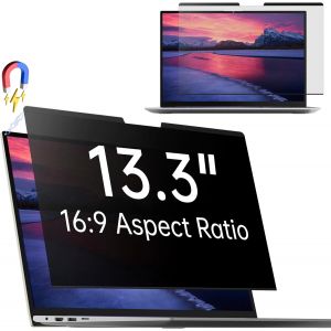 acdsgd-Filtre de Confidentialit&eacute; Magn&eacute;tique 13.3 Pouces 16:9 pour Ordinateur Portable - Amovible Protection D'&eacute;cran Anti Lumiere Bleue - Compatible avec Dell/ASUS/HP/Acer/Lenovo/Thinkpad/Samsung/Sony - Neuf