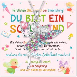 Kal-Cadeau D'inscription Scolaire Fille, Collier Fille, Porte-Bonheur Rentr&eacute;e Scolaire, Cadeaux D'inscription Scolaire - Neuf