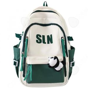 C Sac &agrave; dos scolaire 43x30x12cm sac &agrave; dos de l'&eacute;tudiant cent commuter backpack large capacity travel secondary school bag cartable - Neuf