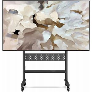 VornixorSarlshop-Support TV roulettes pour T&eacute;l&eacute;viseurs de 40 &agrave; 85 Pouces Meuble TV sur roulettes Hauteur R&eacute;glable jusqu'&agrave; 60 kg,Max. VESA 600x400mm - Neuf