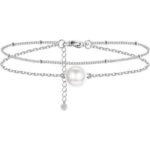 Asas456-Bracelet Pour Femme 925 Argent,Diamant Étincelant Zircone Étoile Du C?ur Bracelets Bracelet À Maillon Réglable Bracelet De Chaîne Fête Des Mères Cadeau Pour Vous Femme Petite Amie Mama - Neuf