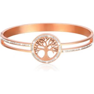 Eryi-Arbre De Vie En Acier Inoxydable Pour Les Femmes Hommes Vintage Mode Gracieux Charm Box Chain Bracelet Pour Femme Homme - Neuf