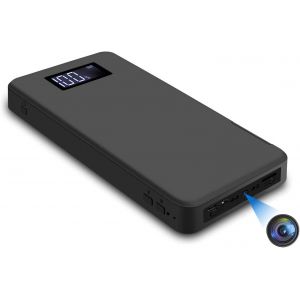 lbgwp60-1080P Caméra Espion Portable Petite Caméra De Sécurité 10000Mah Avec Détection De Mouvement De Vision Nocturne 50 Heures D'Enregistrement Continu Caméra Cachée Capteur(32Gb Inclus) - Neuf