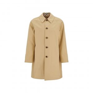 Manteau De Voiture Gabardine Beige Réversible Burberry - Neuf