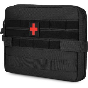 Pochette Molle Tactique,Poche Edc Sac Pratique Pochette Avec Rangements,Sacoche Petit Pour Trousse De Medicaments,Pochette Multifonction Pour Randonn&eacute;e Camping Voyage Chasse Randonn&eacute;e (Noir) - Neuf