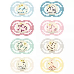 Mam Sucette Perfect Nuit +6 Mois Lot De 2 Ref 72 - Neuf