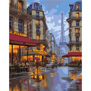 5d Diaman(30*40)T Peinture Rue Urbaine Paysage Architectural (10) Brique Peinture À L'huile Bricolage Point De Croix Plein De Diamants - Neuf