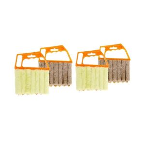 4 Pcs De Poche Aveugle Nettoyant Obturateur Rideau Brosse Dépoussiéreur pour Climatisation/Évent De Voiture/Ventilateur/Sh - Neuf