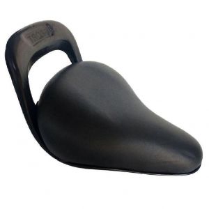 Les Enfants De La Selle De Vélo En Cuir Pu Souple Imperméable Coussin Pour Les Enfants, Noir - Neuf