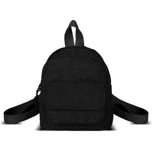 SHIBA-Petit Sac à Dos Femme, Velours Côtelé Mini Sac a Dos, Petit Sac a Dos Élégant pour Femme pour les Rencontres, le Travail, le[1 - Neuf