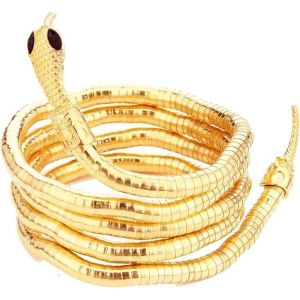 Kal-Bracelet Et Collier Serpent Halloween, Jonc Bijoux Pour Femme Homme - Neuf