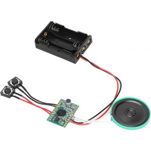 CHECARZHN--NO1-Module De Voeux 4 Minutes, Enregistreur Vocal Intégré, 4 Mb, 3 Piles Aaa, Haut-Parleur Environnemental 16 0,25 W, Pour Cartes De Noël, Coffrets Cadeaux, Jouets Pour Enfants - Neuf