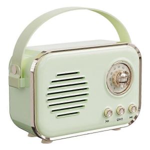 Enceinte Bluetooth retro portable P33, mini haut-parleur sans fil pour l'exterieur et la maison, caisson de basses, radio FM - Neuf