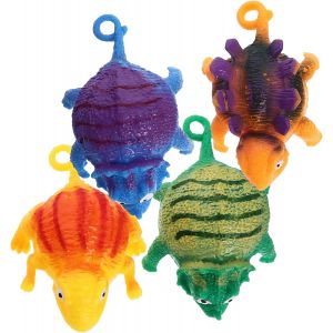 KAL-4 Pièces Jouets Gonflables Pour Animaux Ballon De Nouveauté Balles Anti-Stress Sensorielles Toys Plush Jouet Gonflable De Dinosaure Jouets Ballon Animaux - Neuf
