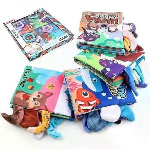 Apprentissage Tactile Stimuler La Curiosité Tissu Durable Non Toxique Interaction Parent-Enfant Populaire Développement Cognitif Jouet Pour Bébé 2025-Style A - Neuf